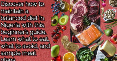 Balanced Diet in Nigeria
