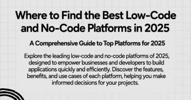Low-code and no-code platforms