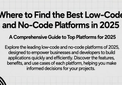 Low-code and no-code platforms