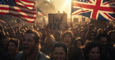 no kings protest crowd sign meaning