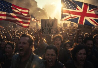 no kings protest crowd sign meaning